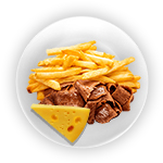 Chips, Cheese & Donner Meat 