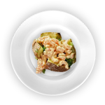 Baked Potatoes With Prawn Cocktail 